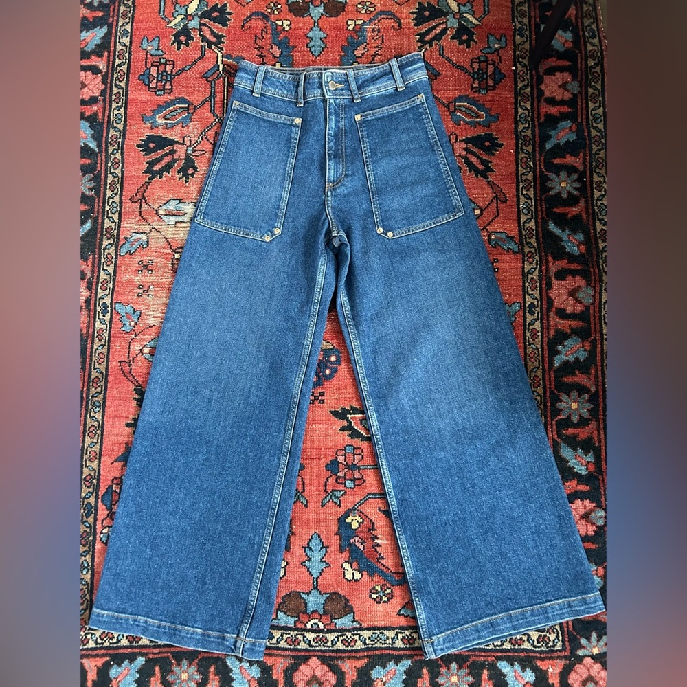 ZARA Blue Flare Jeans